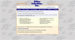 Desktop Screenshot of ditterindustries.com