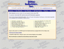 Tablet Screenshot of ditterindustries.com